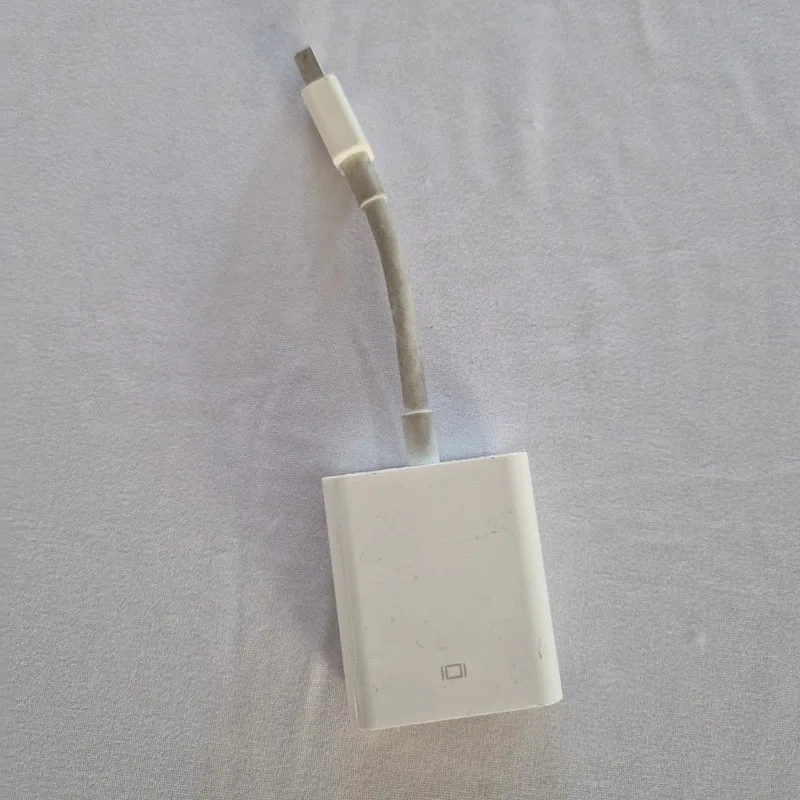 Adaptateur Mini DisplayPort mâle vers VGA femelle (HD-15), blanc, photo 1