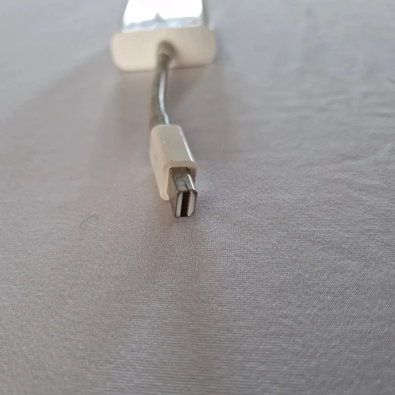 Adaptateur Mini DisplayPort mâle vers VGA femelle (HD-15), blanc, photo 3