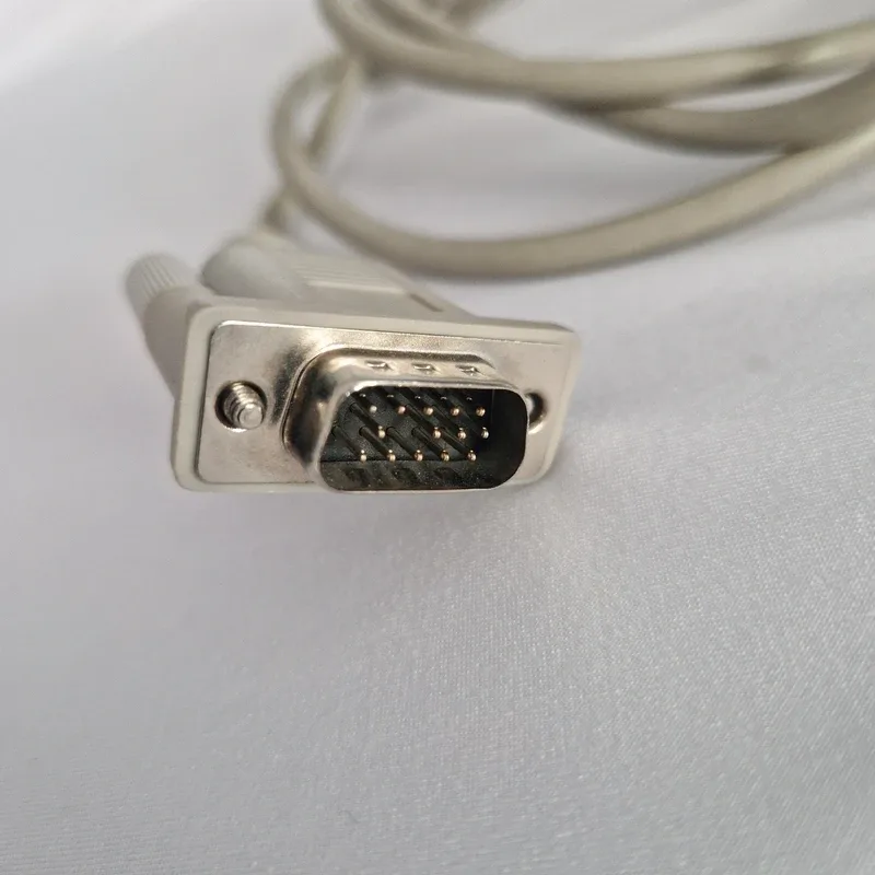Câble VGA beige, HD-15 mâle / mâle, isolant noir, photo 3