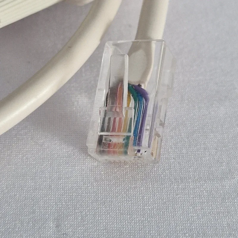 Câble console série RJ45 vers DB9 femelle (RS-232), beige, pour switch et routeur, photo 3