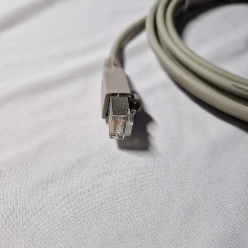Lot de 3 câbles console série RJ45 vers DB9 femelle (RS-232), gris clair, Foxconn, photo 2