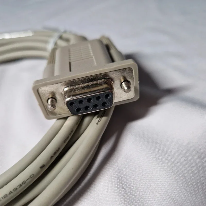 Lot de 3 câbles console série RJ45 vers DB9 femelle (RS-232), gris clair, Foxconn, photo 3