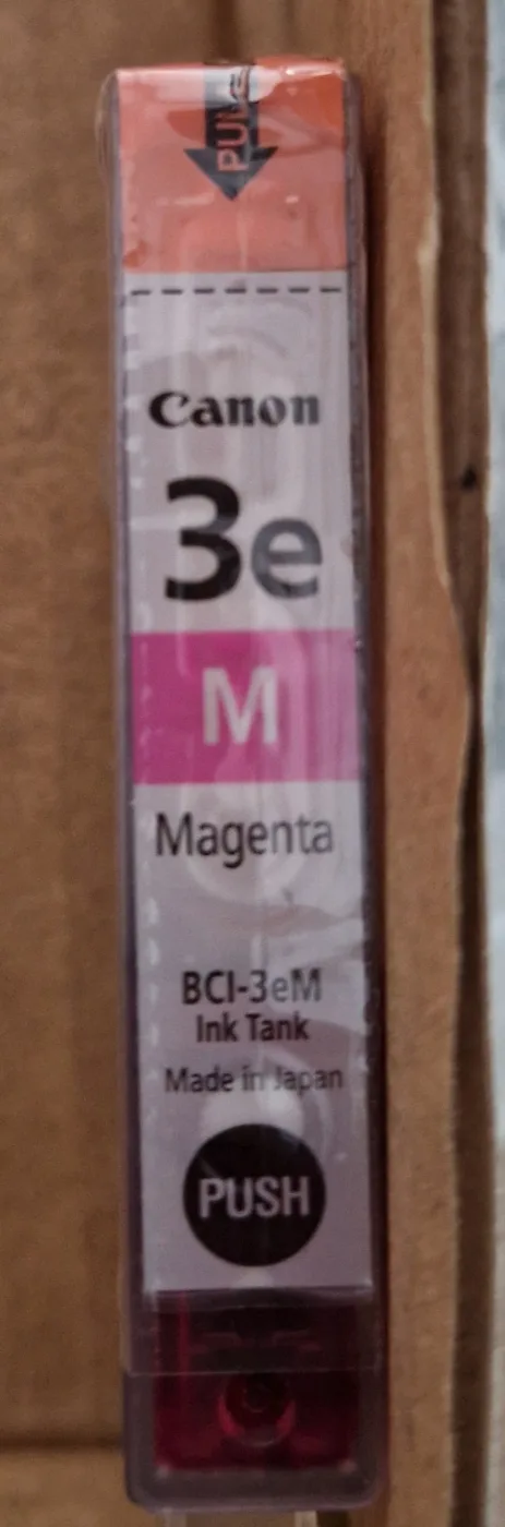 Cartouche d'encre Canon BCI-3eM magenta d'origine (4481A002), neuve scellée