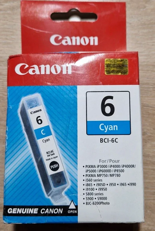 Cartouche encre Canon BCI-6C cyan