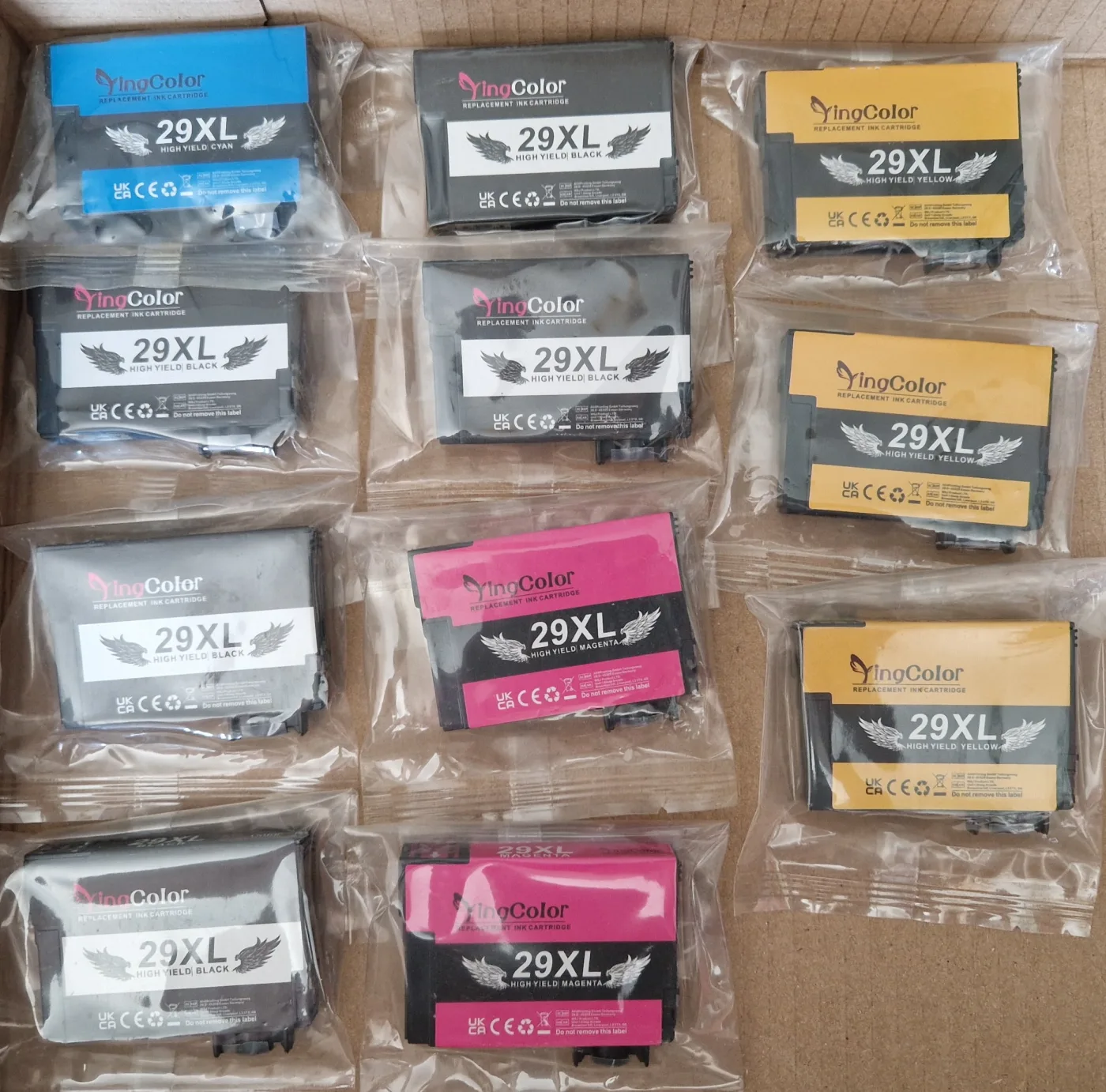 Lot de 11 cartouches d'encre compatibles Epson 29XL