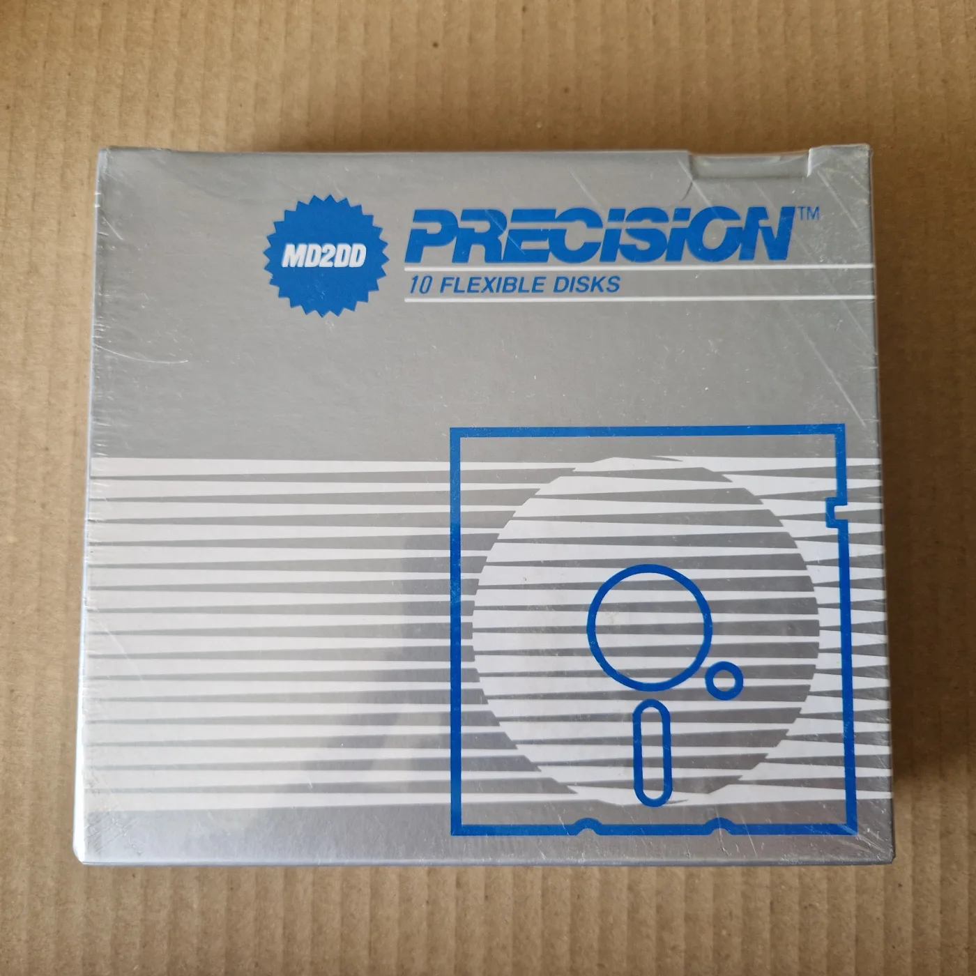 Boîte de 10 disquettes 5,25 pouces Dysan Precision MD2DD (720 Ko), sous film d'origine