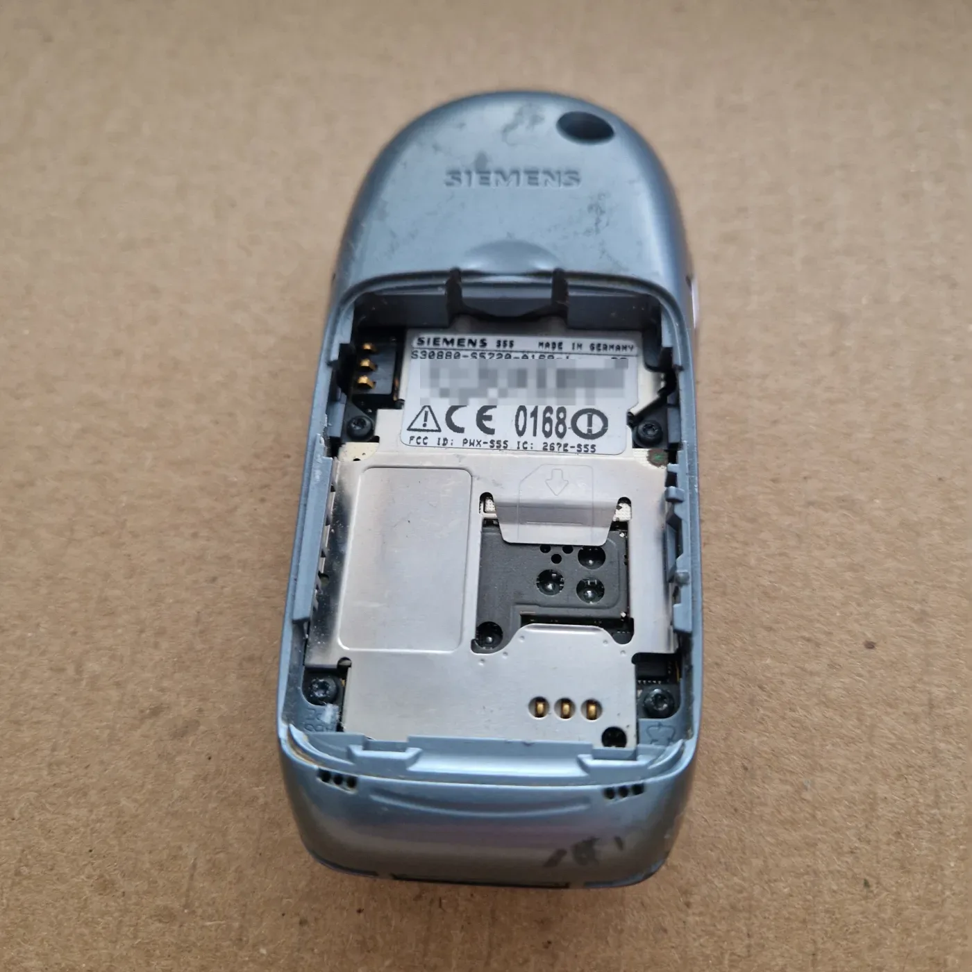 Siemens S55 — téléphone GSM couleur 2002 (badge Orange) — photo 2