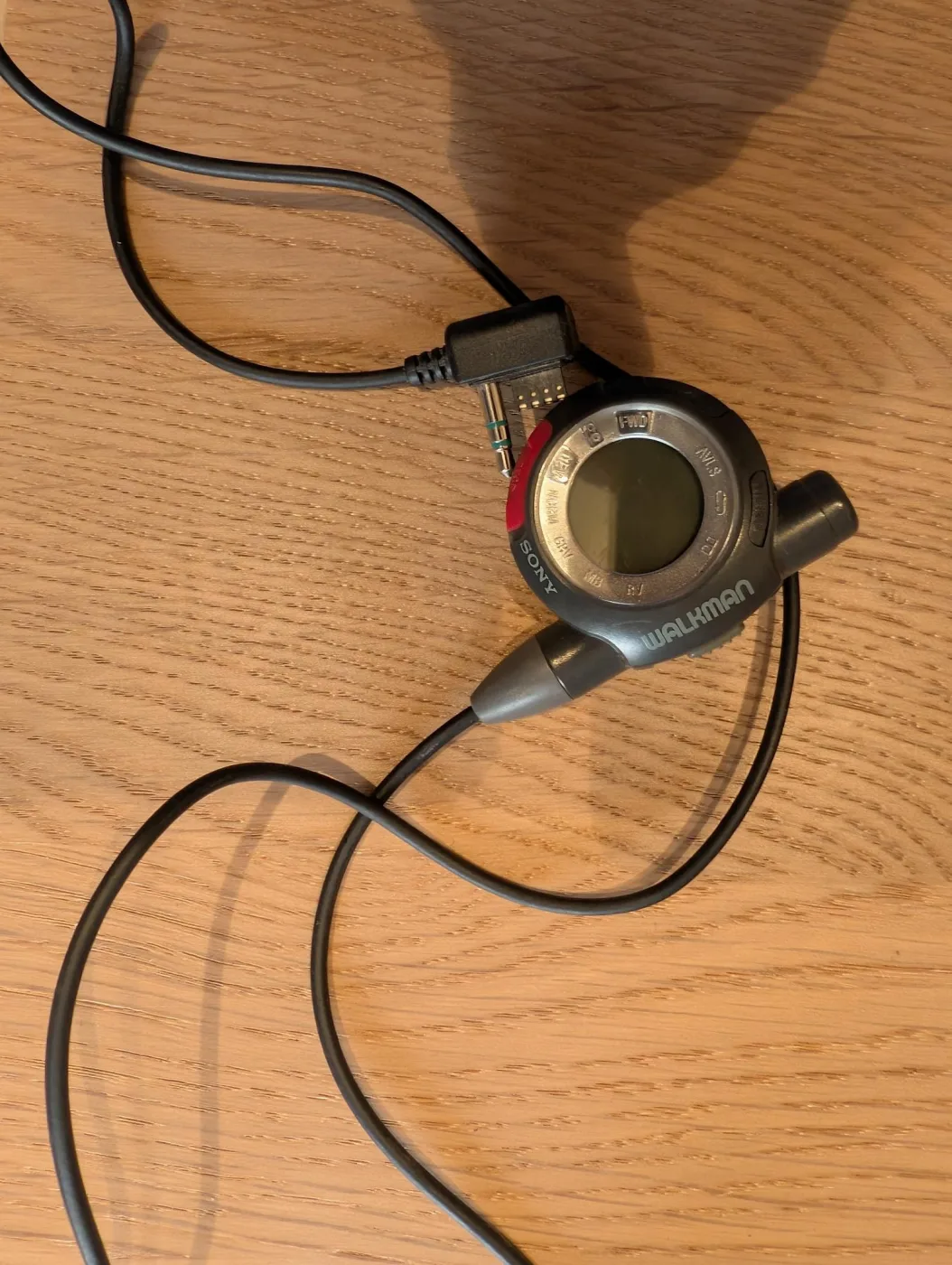 Télécommande filaire Sony Walkman à écran LCD pour baladeur MiniDisc, sans casque