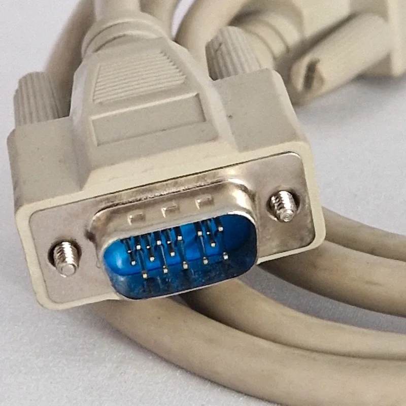 Câble VGA 1,5 m beige, HD-15 mâle / mâle, photo 2